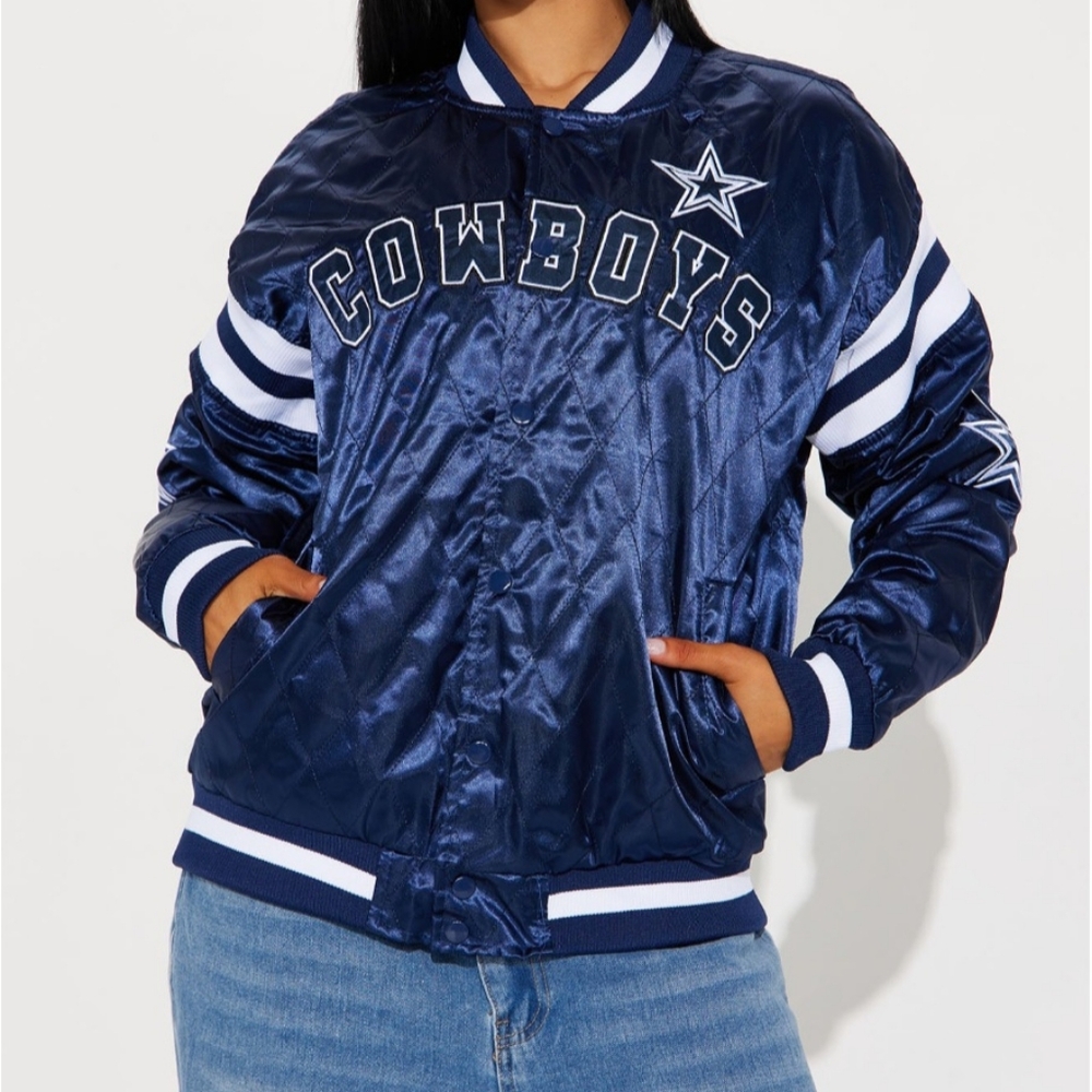 Dallas Cowboys Quilted Bomber Jacket